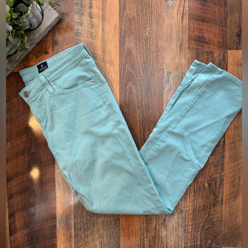 AG Adriano Goldschmied x Calypso St. Barth The Stilt Cigarette Jeans Size 26 - Picture 3 of 7